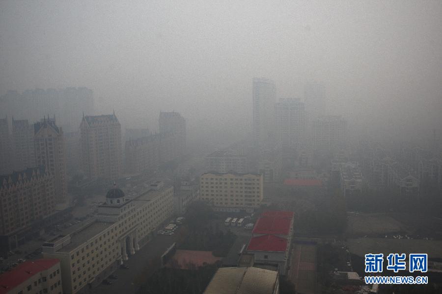 哈爾濱供暖首日PM2.5“爆表”