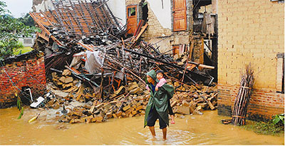 “海燕”登陸廣西 多省區受災嚴重