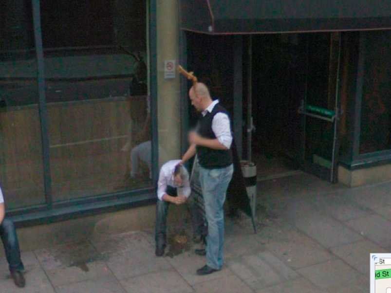 谷歌街景鏡頭下的那些奇葩事：現(xiàn)實版史詩之戰(zhàn)