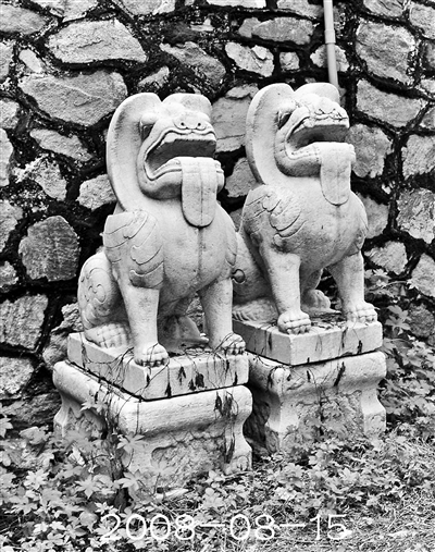 明代石獸寄放碧云寺被盜 公園展開調查至今無結果