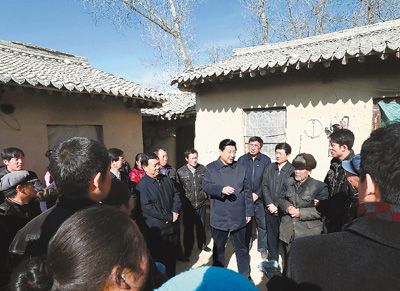 習近平春節前夕赴甘肅看望各族干部群眾