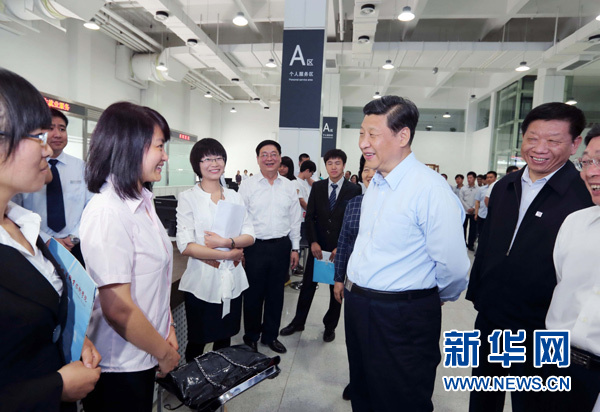 習近平在天津考察