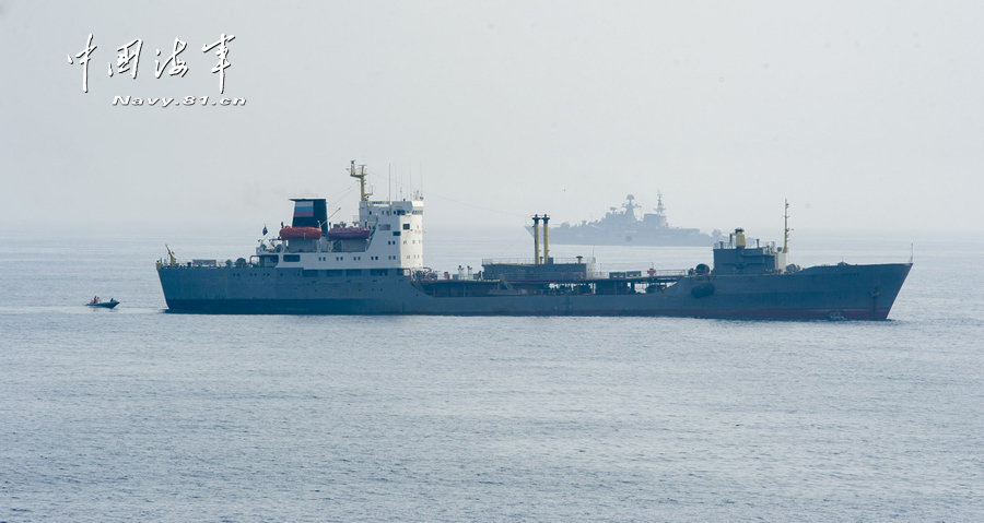 中俄聯合軍演 我軍直-9與俄巡洋艦并肩反潛