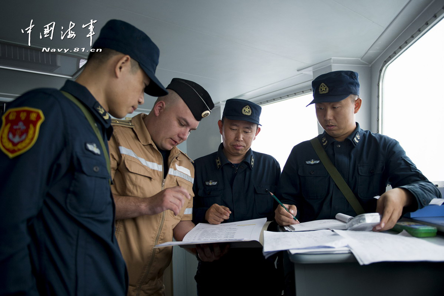 中俄聯合軍演 我軍直-9與俄巡洋艦并肩反潛