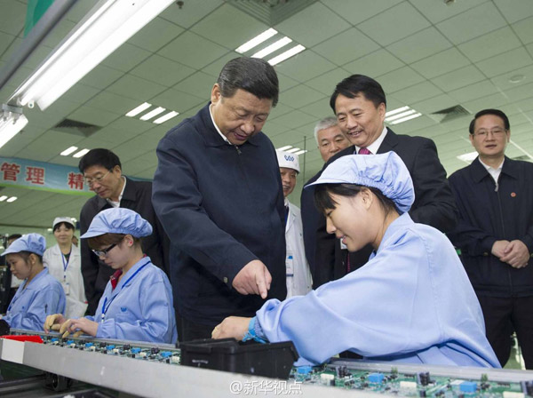 習近平鼓勵企業加強研發
