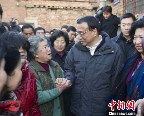 李克強天津調研考察的幾個瞬間