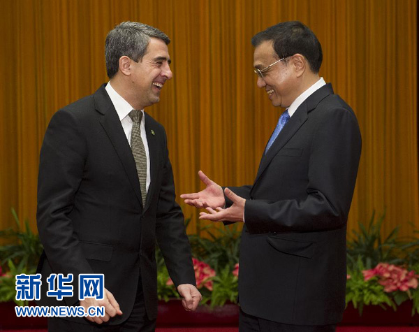 李克強(qiáng)會(huì)見保加利亞總統(tǒng)普列夫內(nèi)利耶夫