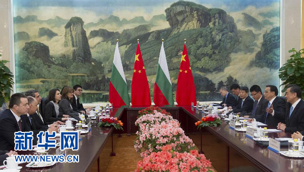 李克強會見保加利亞總統普列夫內利耶夫