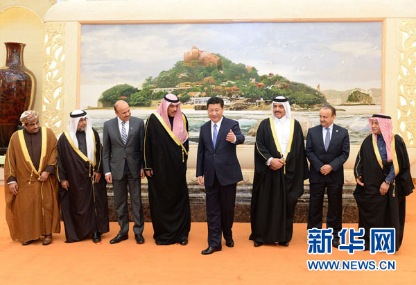 習近平會見海灣阿拉伯國家合作委員會代表團