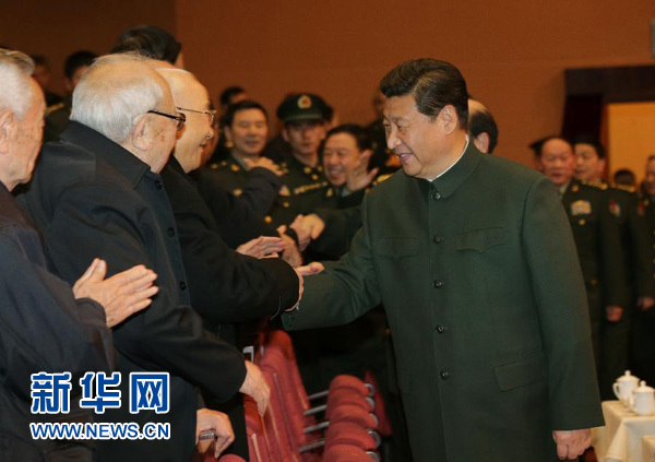 習近平向全軍老同志祝賀新春