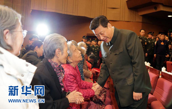 習近平向全軍老同志祝賀新春