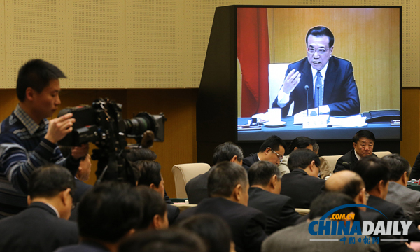 李克強：對腐敗行為和腐敗分子零容忍、出重拳