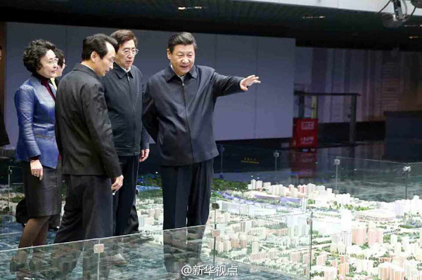 習近平考察北京城市規劃:多留點綠地和空間給老百姓