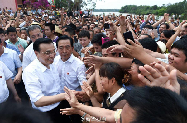 李克強海南考察：入小店訪漁民 談改革察民生
