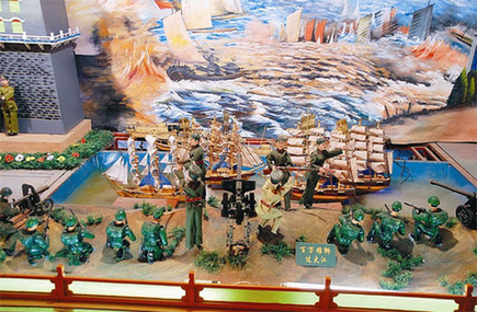 大型彩燈《東方紅》晉中制作完成