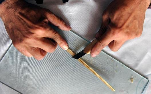 山西民間藝術家的“麥烙畫”藝術