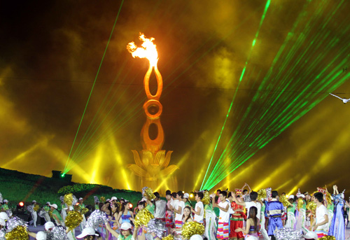 第三屆亞洲沙灘運動會在山東海陽開幕