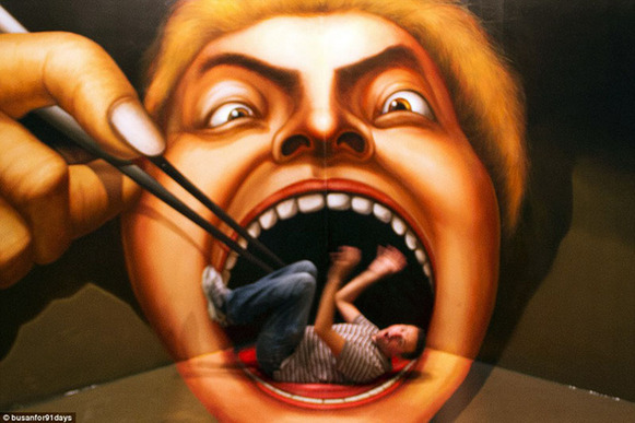 韓國“眼睛的騙局”博物館