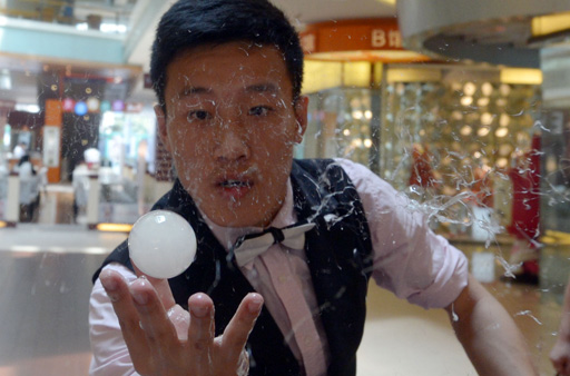 重慶吹泡達人秀絕活
