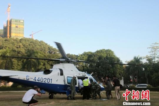 深港珠澳首次聯合舉行醫療救援演練 直升機參與