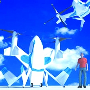 美宇航局發(fā)明電動(dòng)隱形飛機(jī) 可垂直起飛