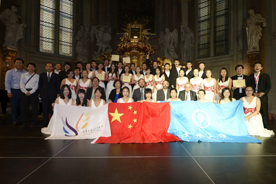 北洋音色震撼布拉格 天大合唱團再捧金