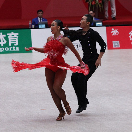 東亞運動會牛仔舞比賽：谷慶午/楊昭鈺奪冠