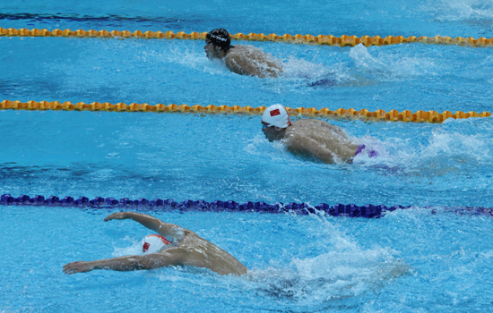 東亞運動會日本獲男子200米蝶泳比賽金牌