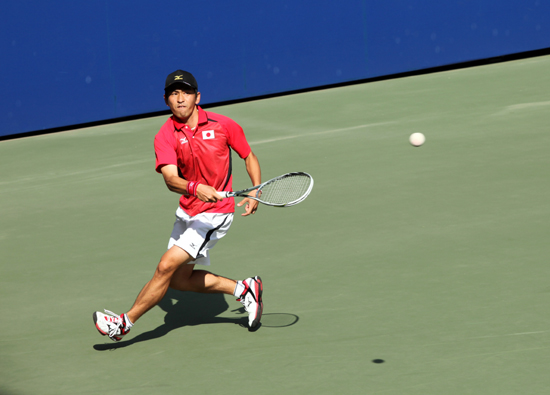 東亞運動會男子軟式網(wǎng)球比賽進(jìn)入1/4決賽