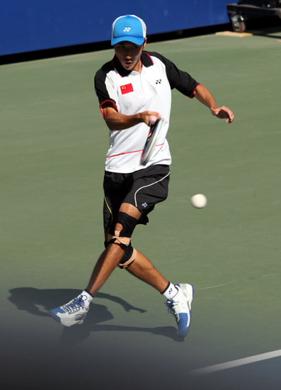 東亞運動會男子軟式網(wǎng)球比賽進(jìn)入1/4決賽