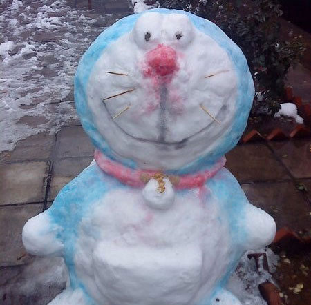 下雪啦!看看堆雪人的N種方法