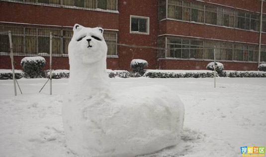 下雪啦！看看堆雪人的N種方法