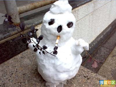 下雪啦！看看堆雪人的N種方法