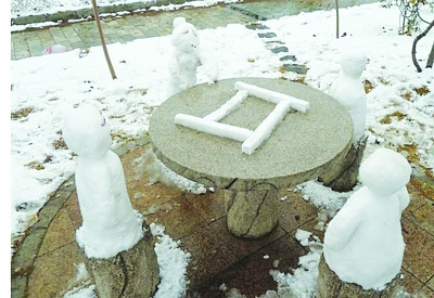 下雪啦！看看堆雪人的N種方法