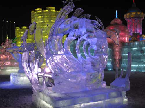 哈爾濱玲瓏剔透的冰雪大世界(組圖)