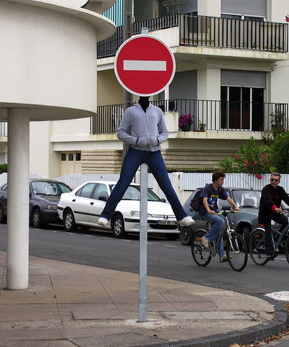 你能分清這是人還是雕塑嗎？