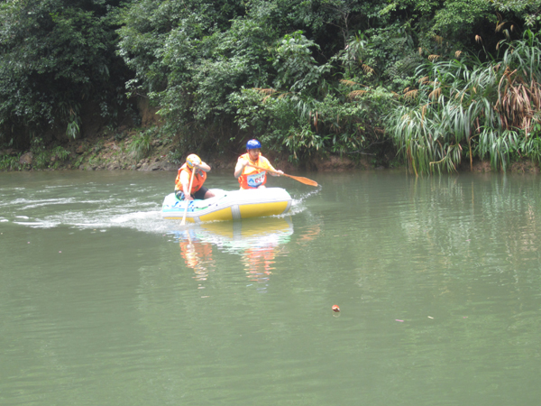 挑戰自我 擁抱自然 大覺山國際自然水域漂流大賽18日舉行