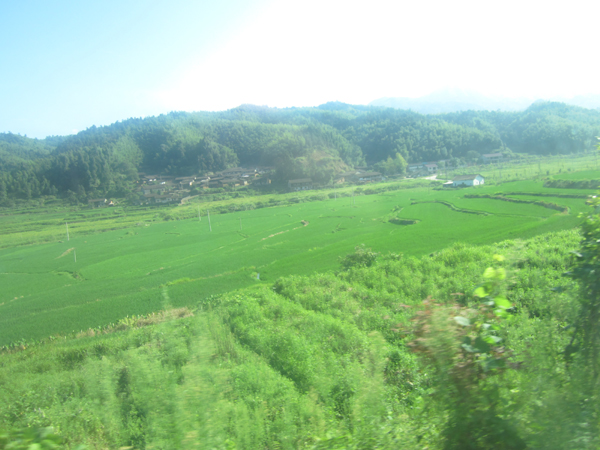 資溪處處是風景 大巴車上隨拍