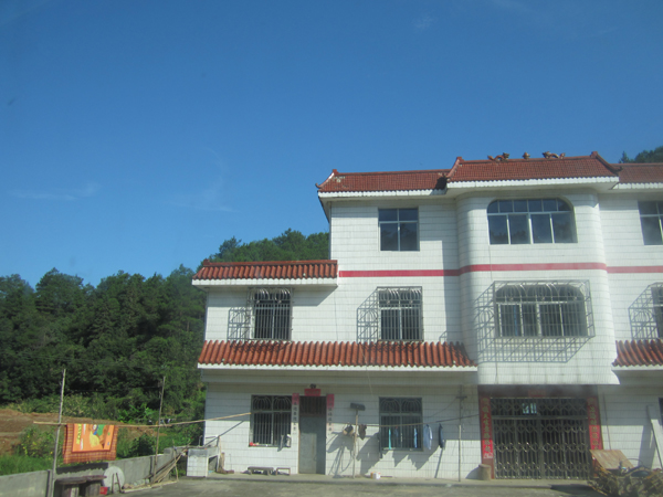 資溪處處是風景 大巴車上隨拍