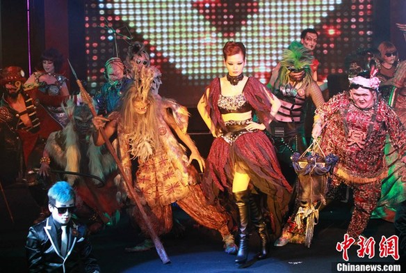 香港海洋公園萬圣節預演 群魔亂舞上演驚嚇之旅