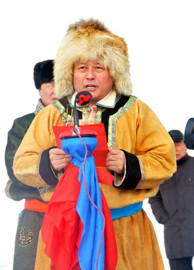 內蒙古：東烏珠穆沁旗冰雪那達慕開幕