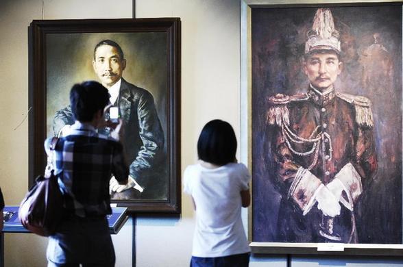 “孫中山與南京臨時政府百年紀念畫展”南京揭幕