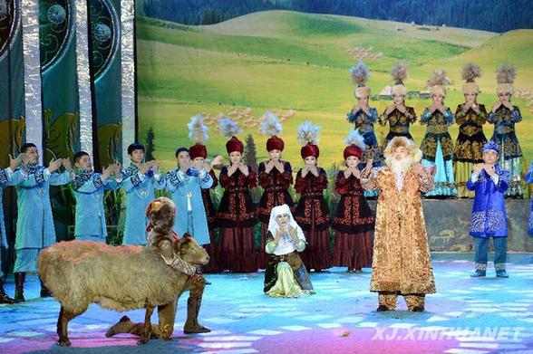 福海縣推出哈薩克族歌舞劇《烏倫古達(dá)斯坦（長詩）》