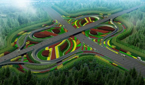 烏魯木齊高新區(新市區)打造城北新城標志性景觀