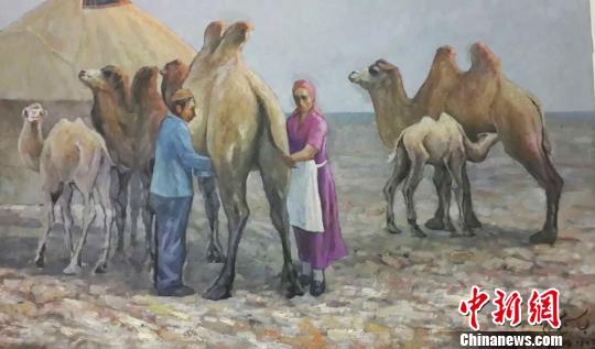 新疆哈薩克族畫家斯爾哈孜的草原夢