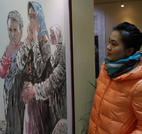 “援疆情”攝影美術書法作品展在梨城隆重舉辦