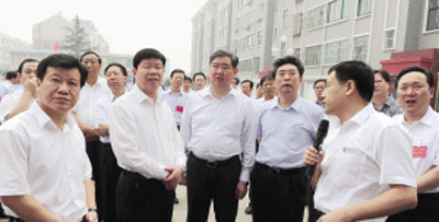 山東推進生態文明鄉村建設 與會人員來看濱州