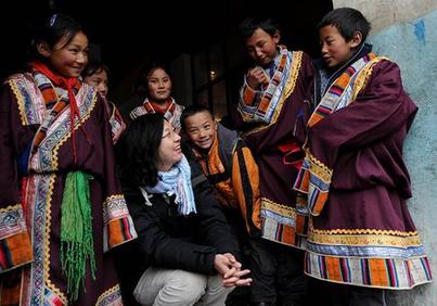 雪山腳下的普利藏文學校（組圖）