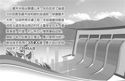 藏木水電站給西藏帶來了什么