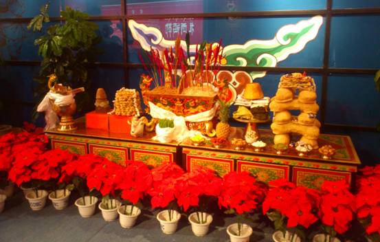 網友參觀西藏博物館 體驗藏歷新年風俗